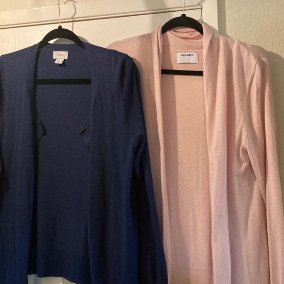 Old Navy Sweaters - Old Navy Bogo L Sweater Cardigan NWOT BUNDLE OF NAVY AND LIGHT PINK